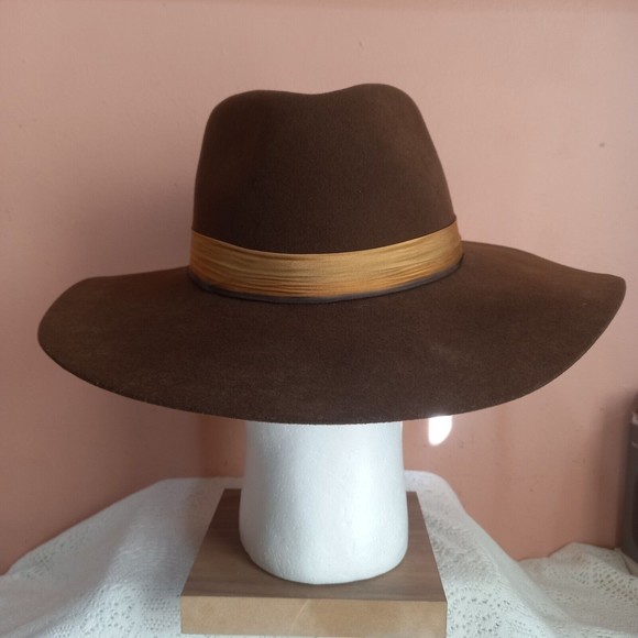 Freya X Hampui Women\'s Sun Outdoor Brown Felt Wool Hat Size Large main image 8